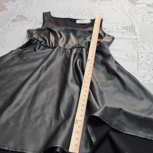 NWT Torrid Black Sleeveless PU Leather Dress Size 10 - Picture 6 of 11